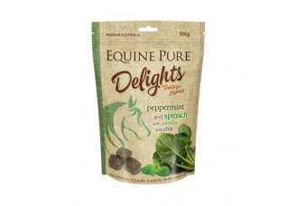 Equine Pure Delights Peppermint Spinach Parsley And Chia 500gm